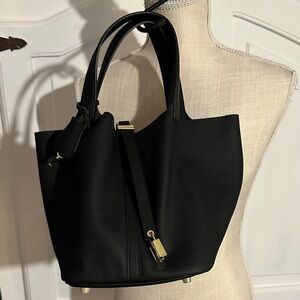 Elegant Black Tote Bag